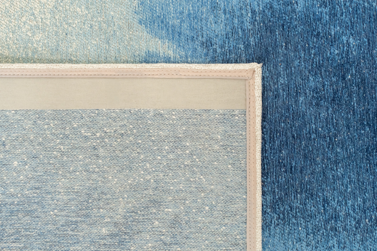 Drop Dream In Blue vloerkleed | Maat: 100 × 140 cm