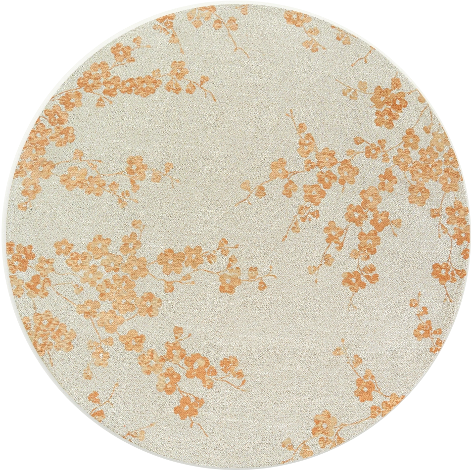 Petal Dew rond vloerkleed