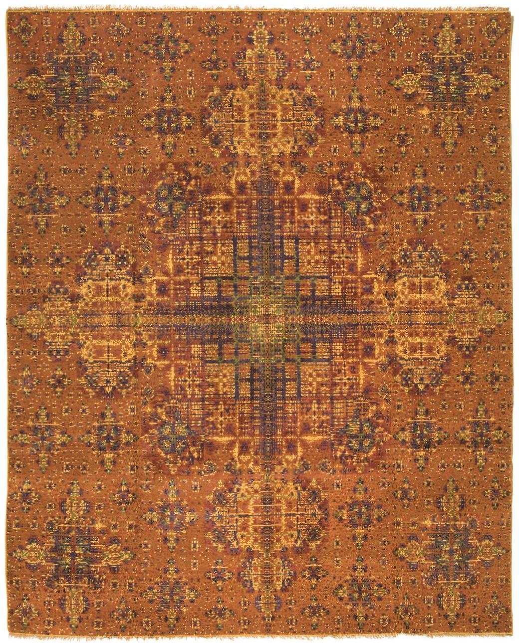 Baba luxe designer handgeweven vloerkleed
