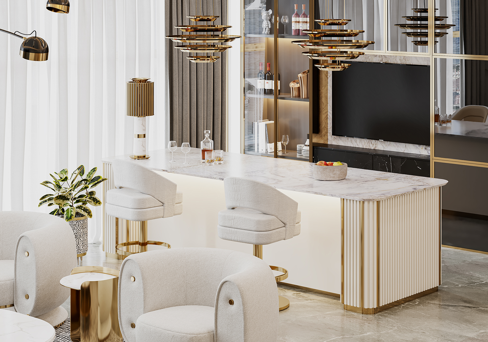 Rockstar kroonluchter - 1