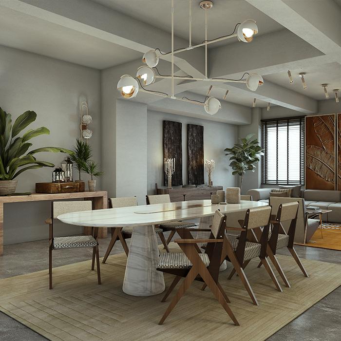 Forge ovale eettafel - 4