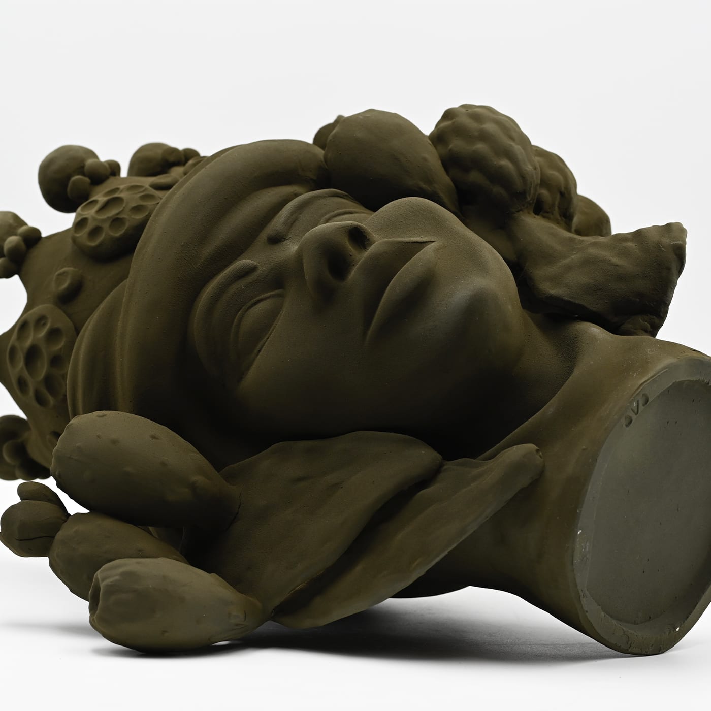 Moor's Head bruine sculptuur