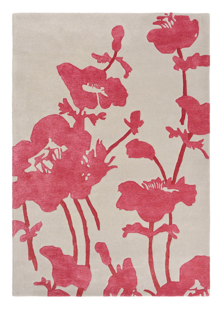 Floral poppy tapijt | Maat: 200 × 280 cm