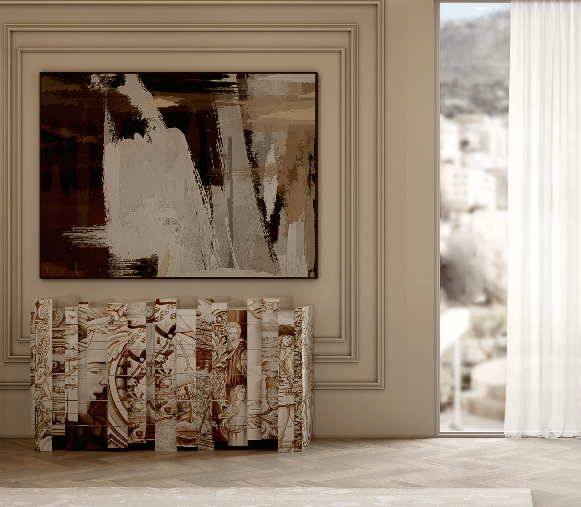Elite sepia dressoir
