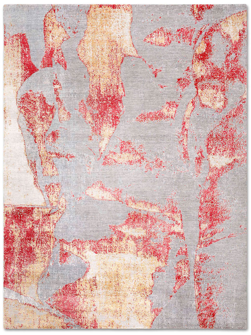 Gold Coral handgeknoopt tapijt | Maat: 170 × 240 cm