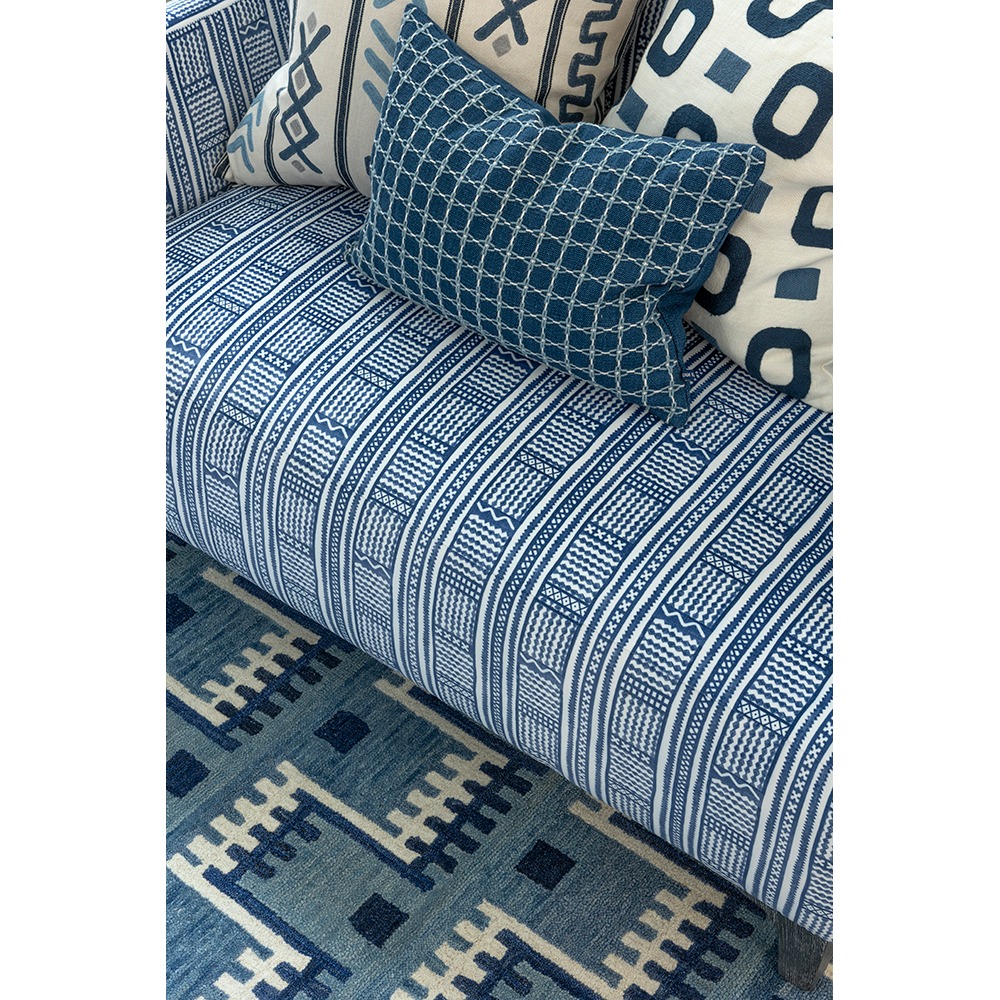 Maliana Indigo 50 × 35 kussen