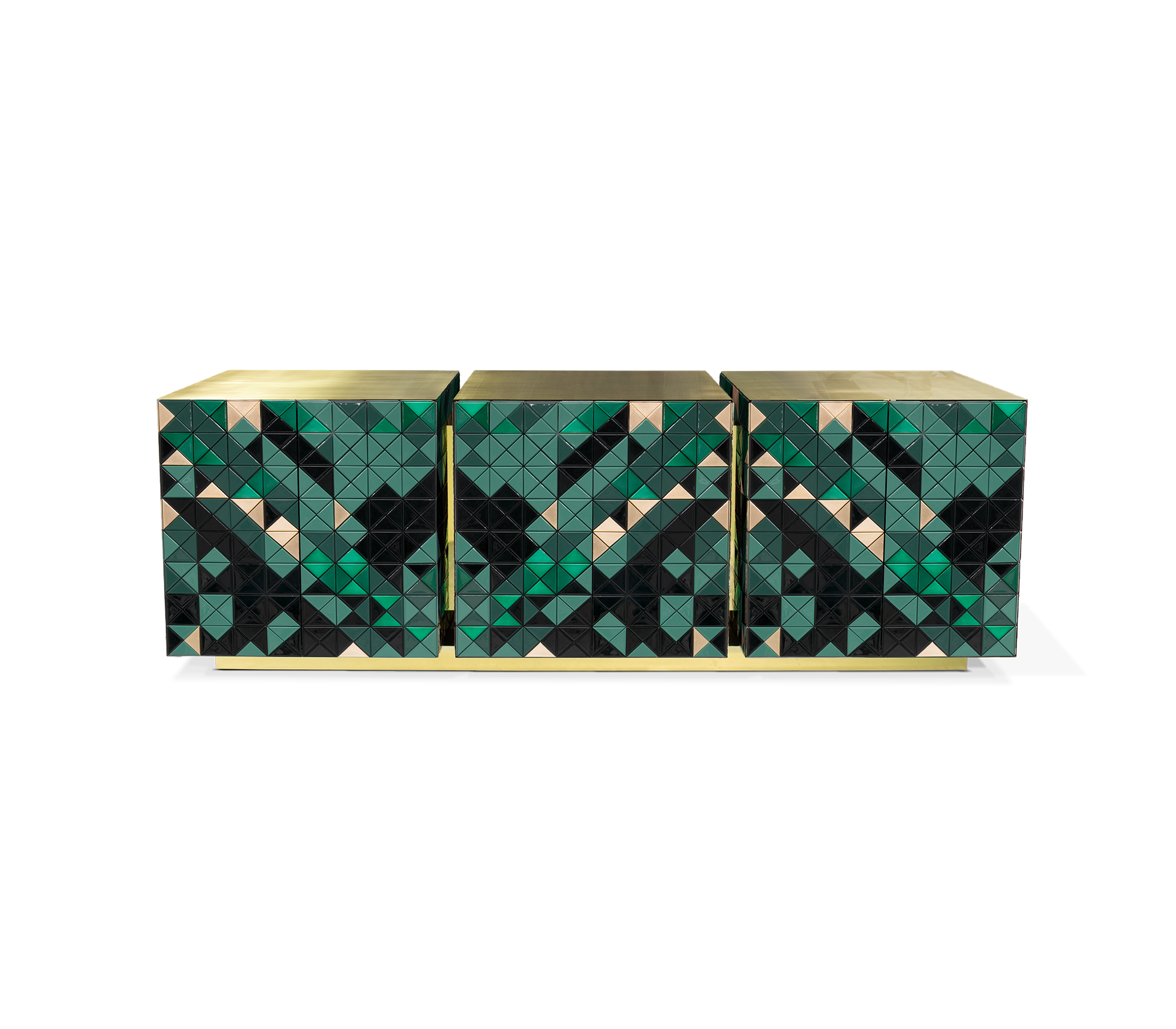 Mosaic groen dressoir