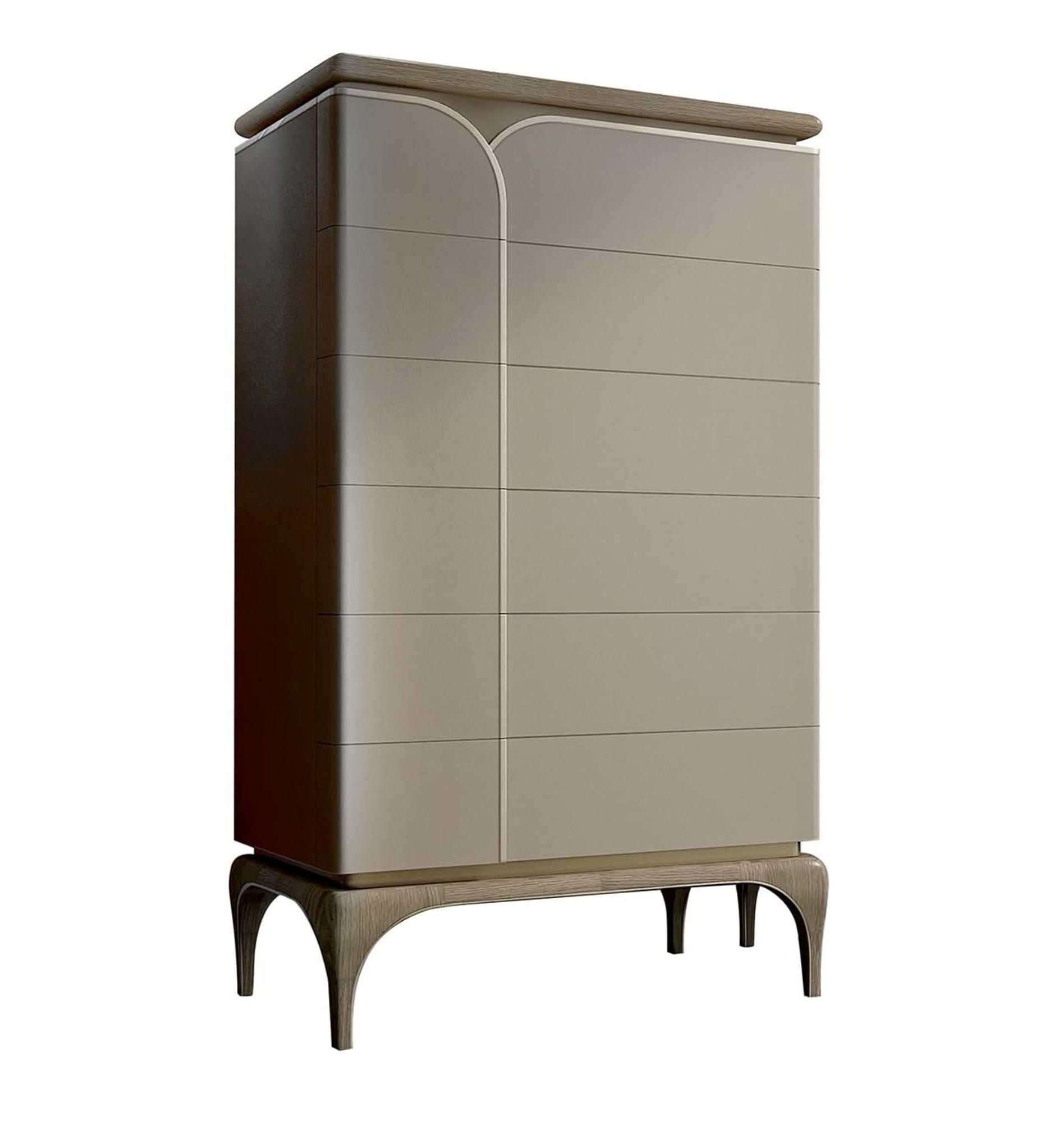 Luxe beige hoge ladekast