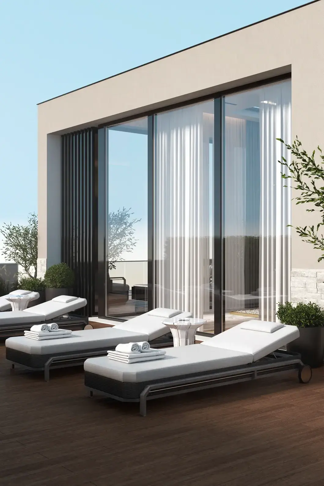 Heritage houten tuinligstoel - 6