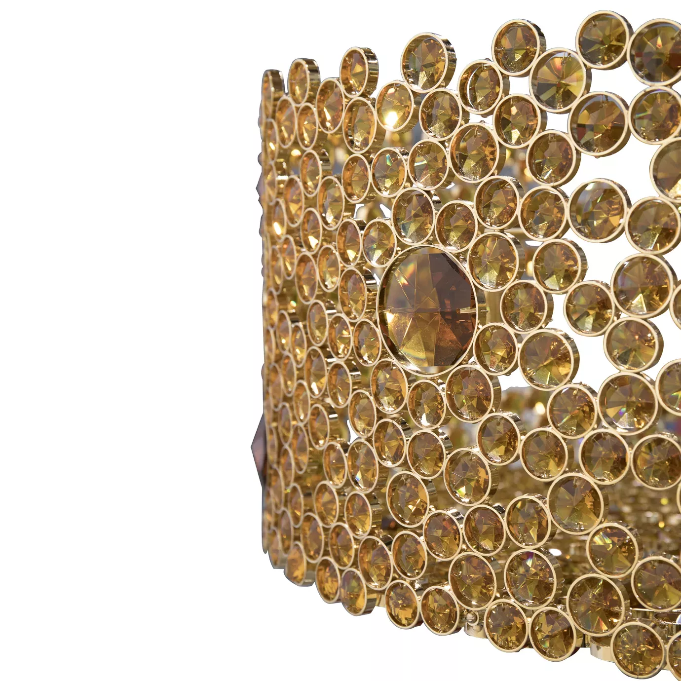 Eternelle ovale brons glas kroonluchter