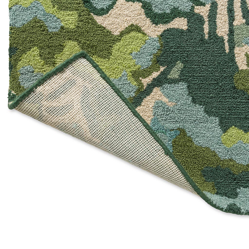Tree tops groen outdoor tapijt | Maat: 200 × 280 cm