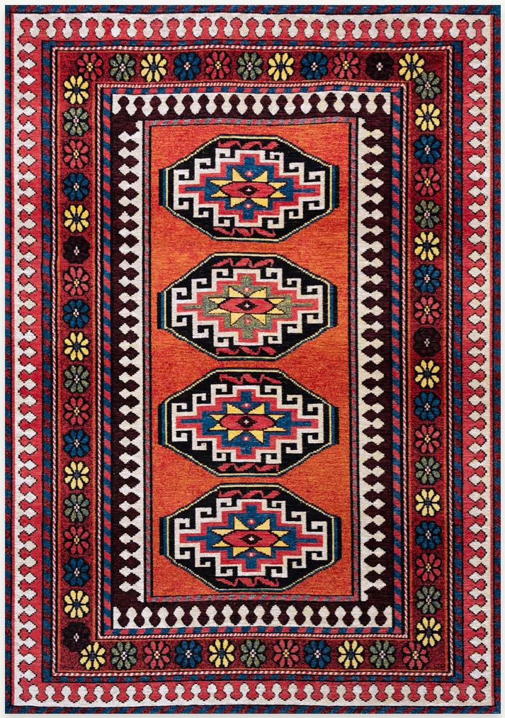 Red Mix tapijt | Maat: 140 × 200 cm