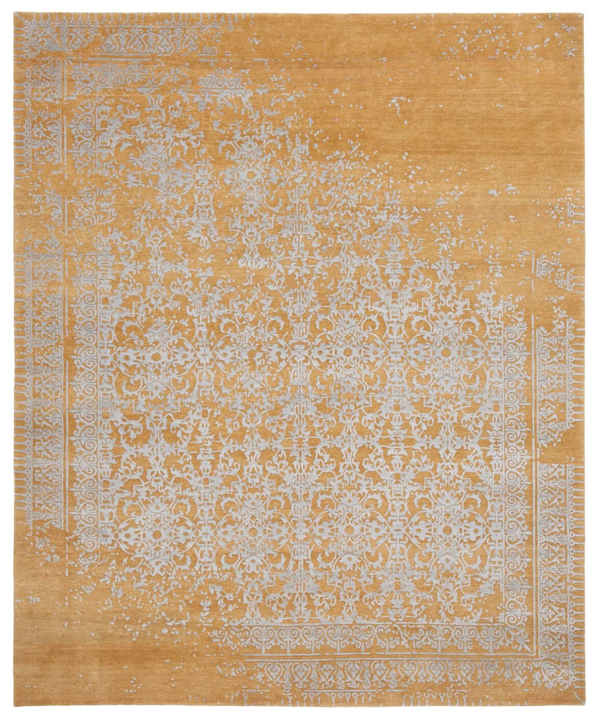 Ferrara raved oranje tapijt | Maat: 350 × 450 cm