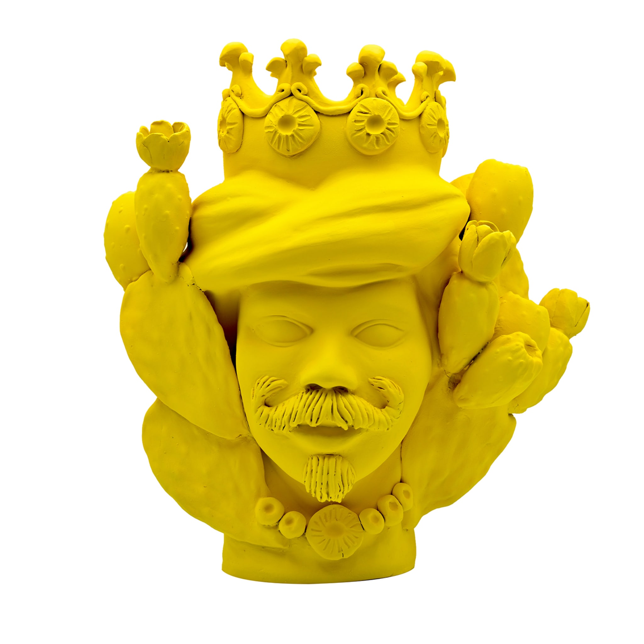 Moor's Head matgele sculptuur