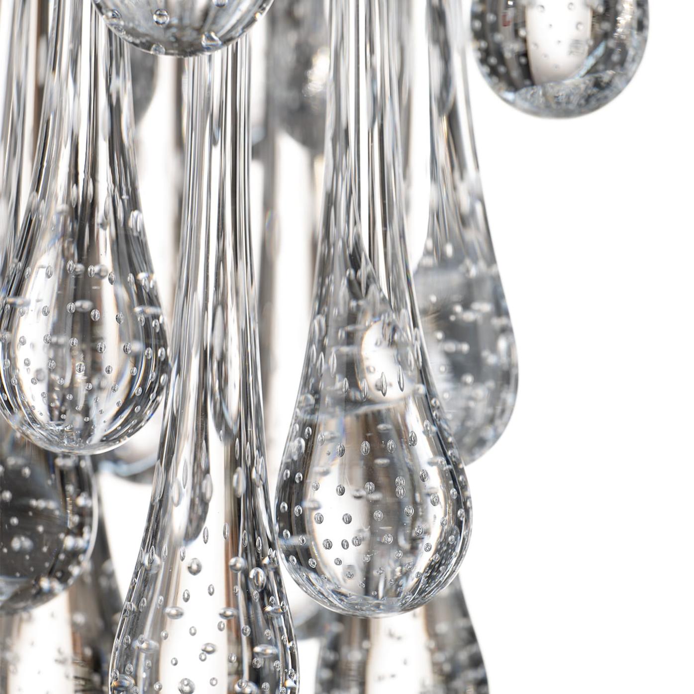 Moderne Wandlamp met Murano Glasdruppels