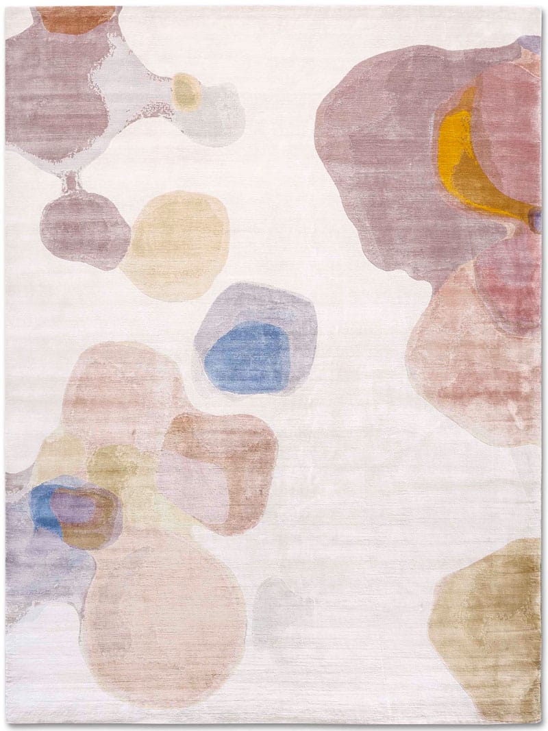 Powder handgemaakte luxe tapijt | Maat: 365 × 457 cm