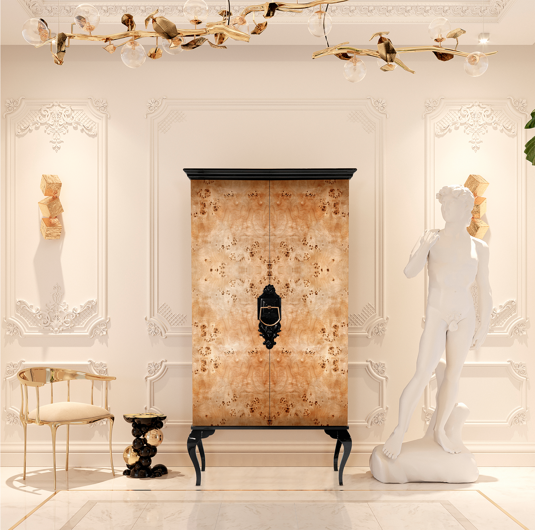 Louvre populieren kast