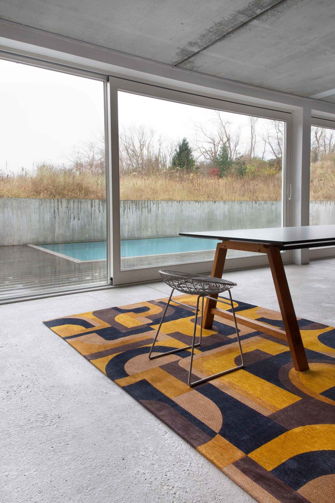 Yellow Meyer tapijt | Maat: 240 × 340 cm