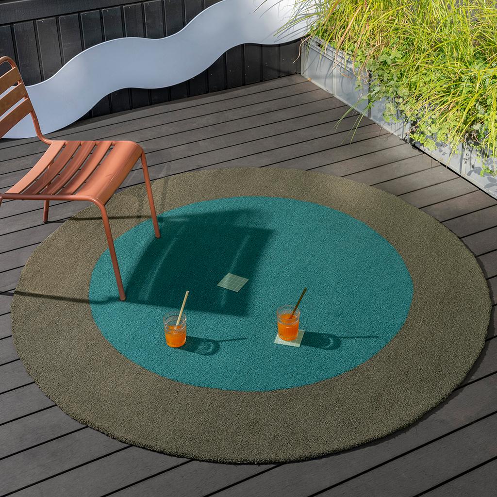 Festival rond outdoor tapijt | Maat: Ø 150 cm