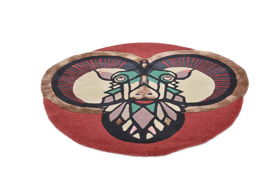 Zodiac ram cirkel tapijt | Maat: Ø 200 cm