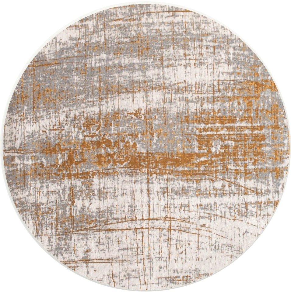 Columbus Gold rond tapijt | Maat: Ø 140 cm