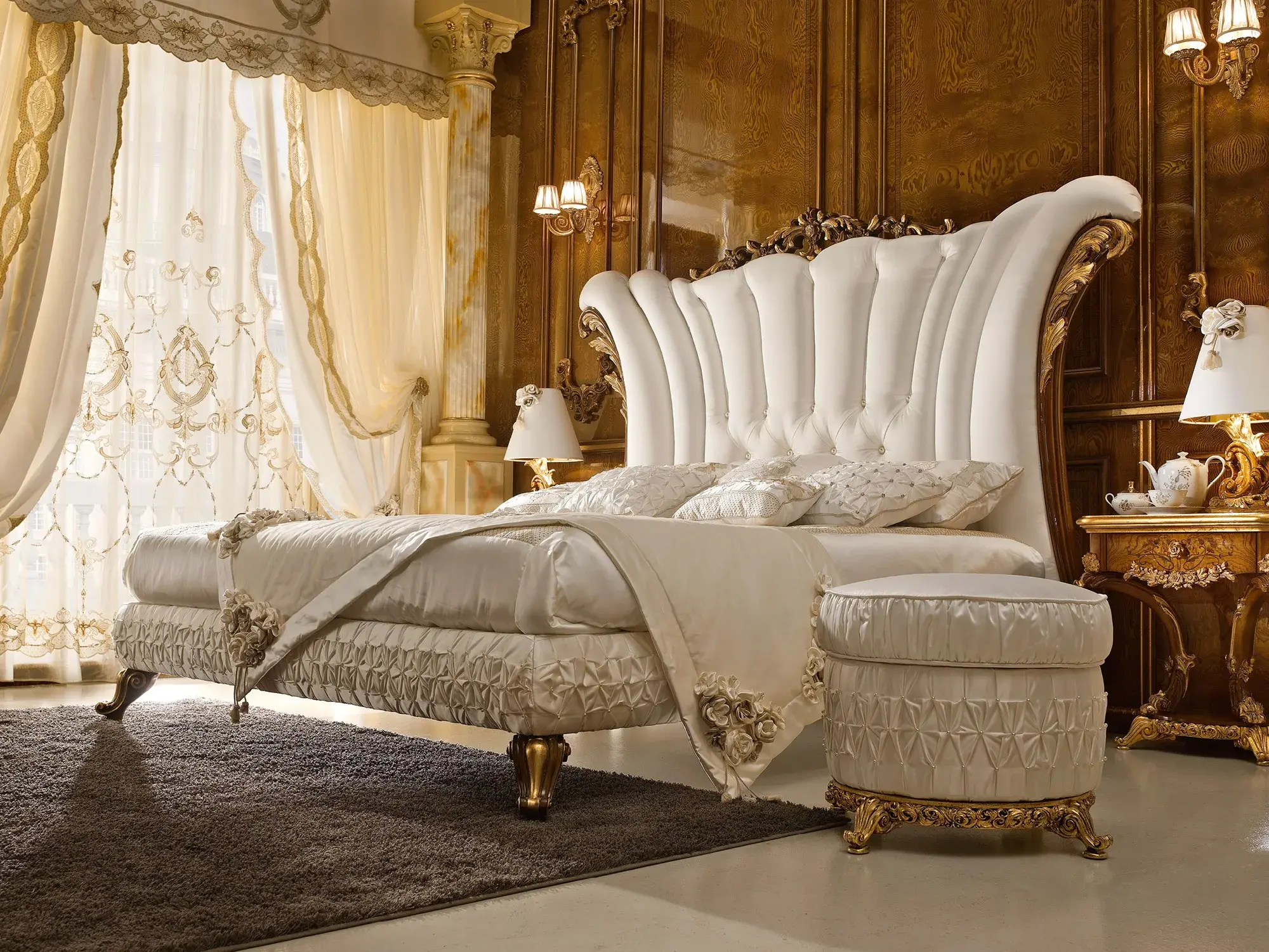 Dolcevita Italiaans bed met hoofdbord