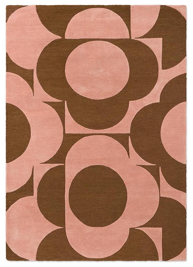 Prism Flower Pink/Terracotta vloerkleed | Maat: 160 × 230 cm