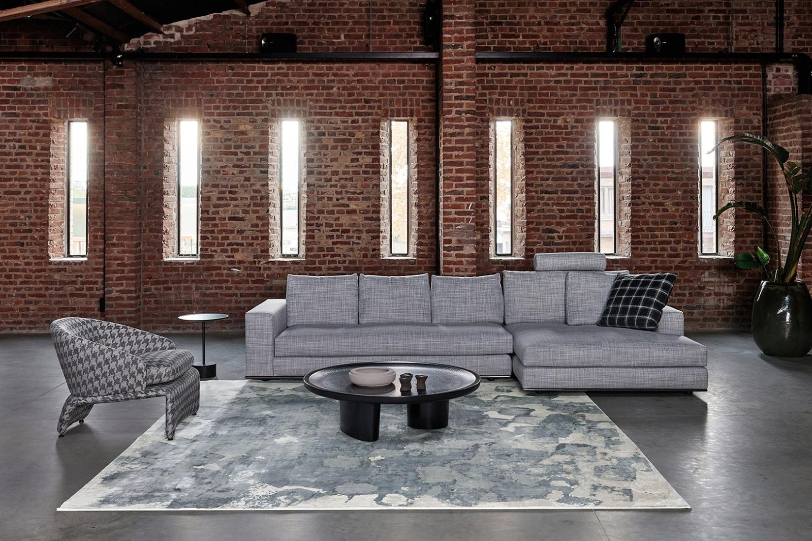 Patchwork Astral Grey tapijt | Maat: 250 × 250 cm