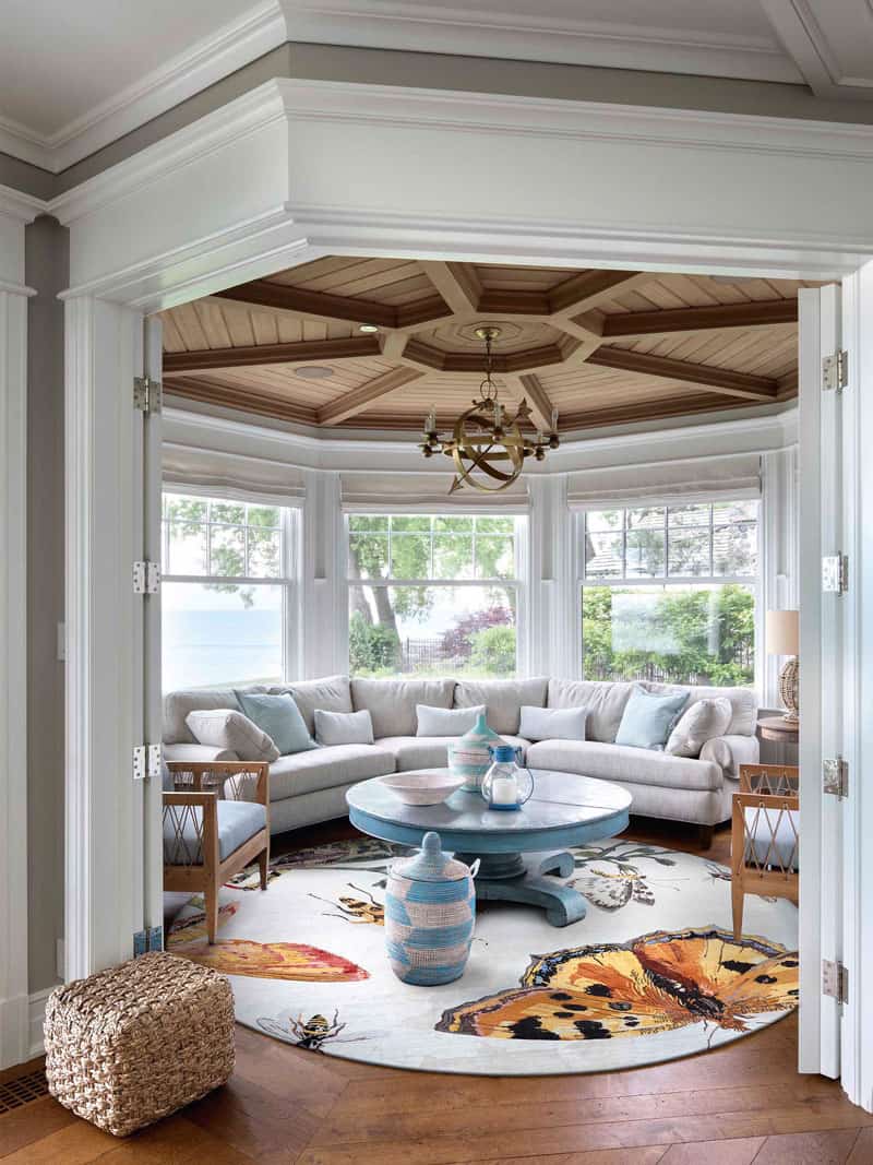 Grasshopper handgeweven tapijt