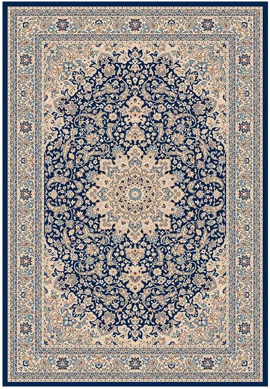 Oosters Blue machinaal geweven tapijt | Maat: 200 × 290 cm
