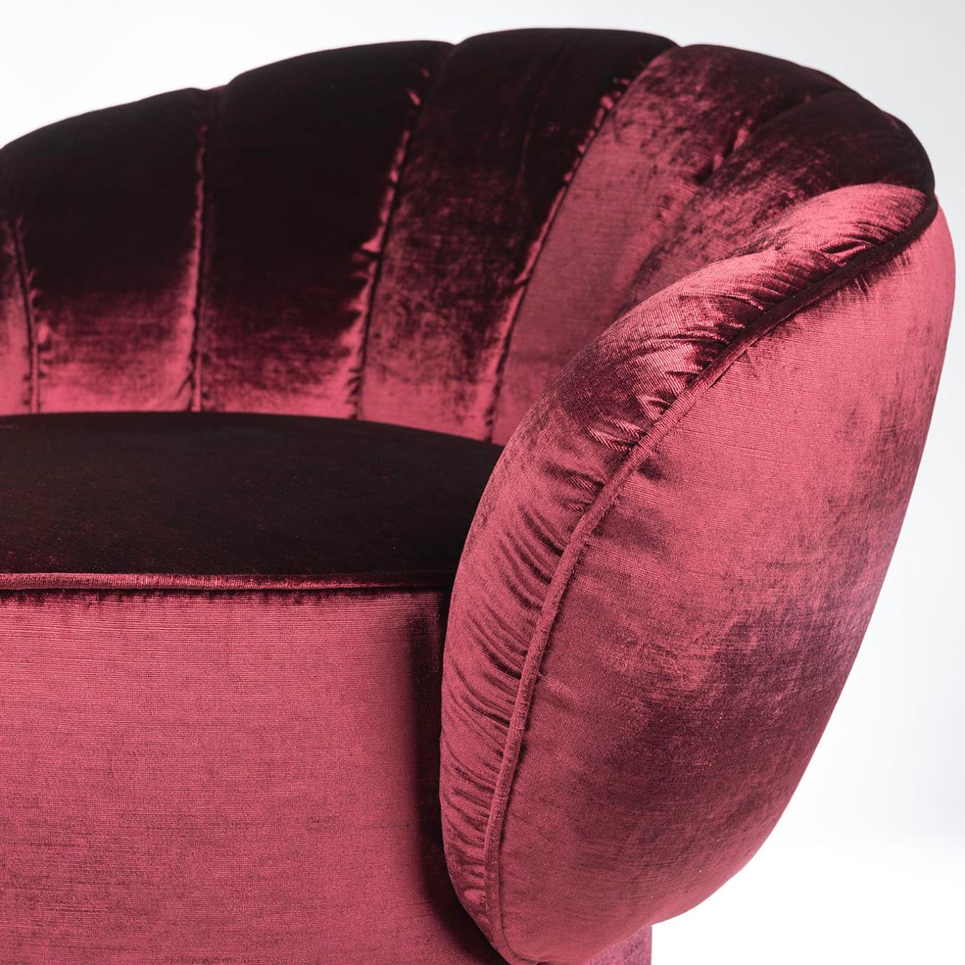 Kidman bordeaux fauteuil