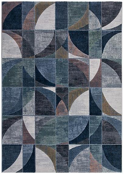 Geometrisch machinaal geweven tapijt | Maat: 160 × 230 cm