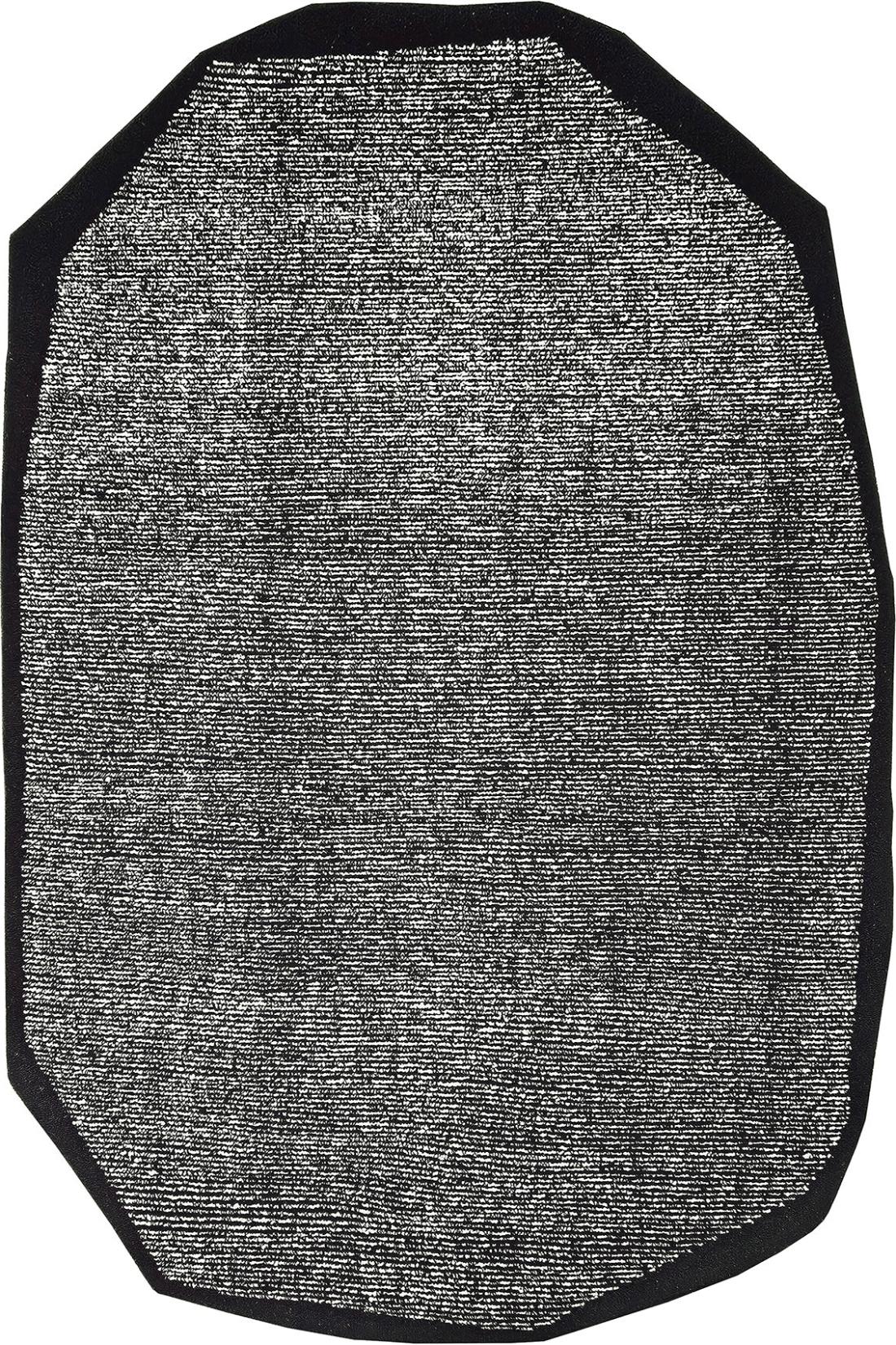 Cocoon zwart & wit tapijt | Maat: 300 × 400 cm