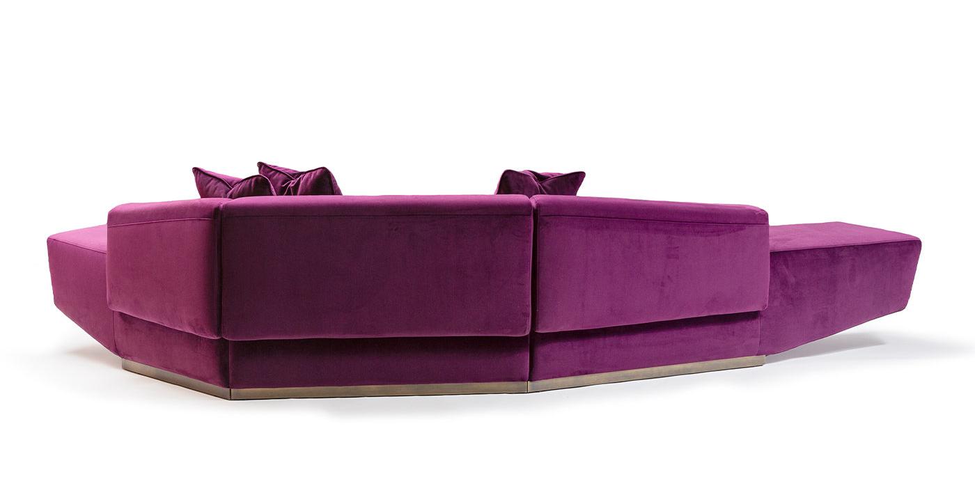 Dubhè fuchsia modulaire bank