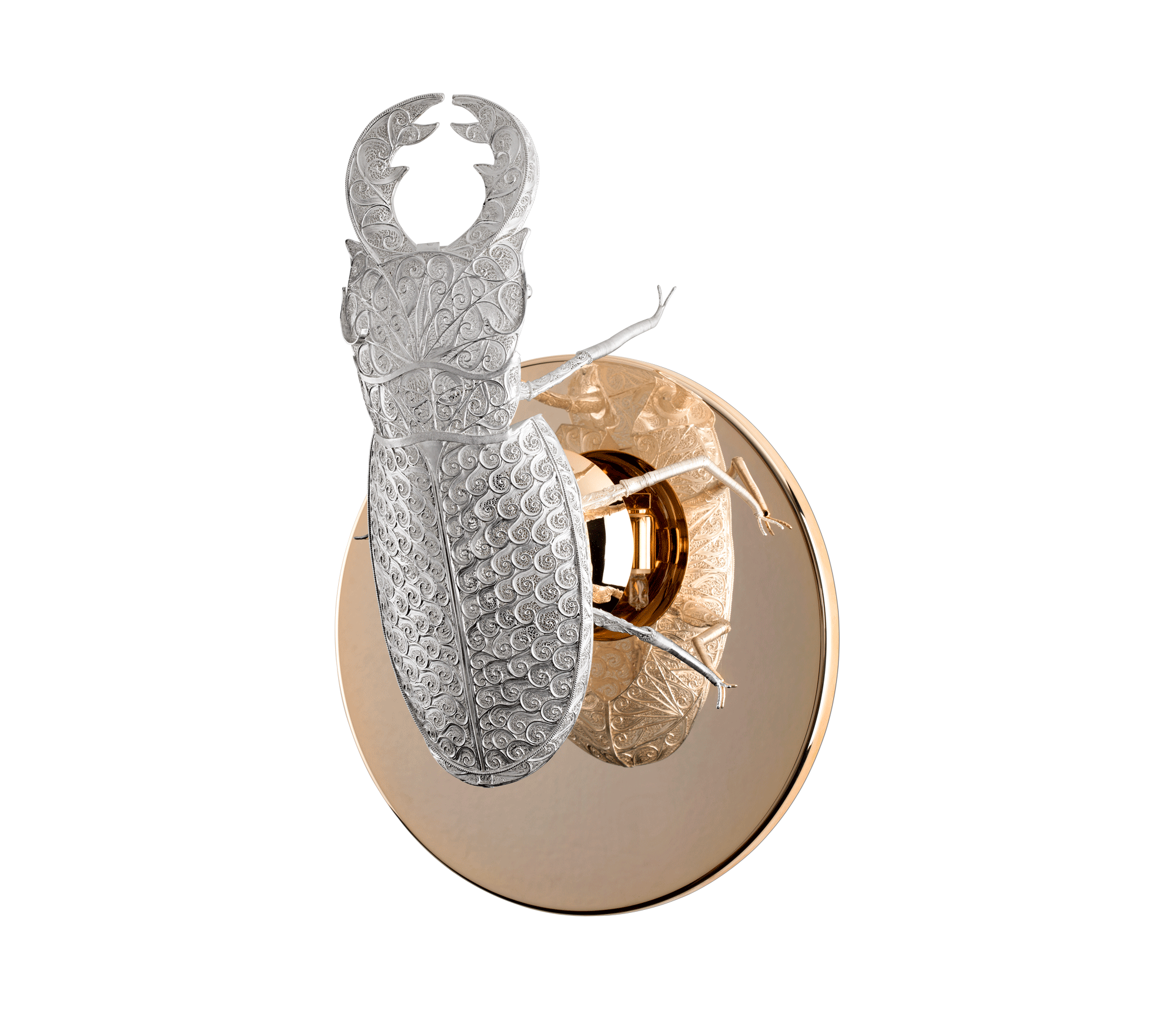 Filigree Scarab wandlamp