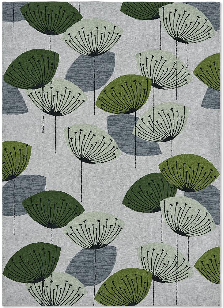 Dand. clocks bot. groen outdoor tapijt | Maat: 250 × 350 cm