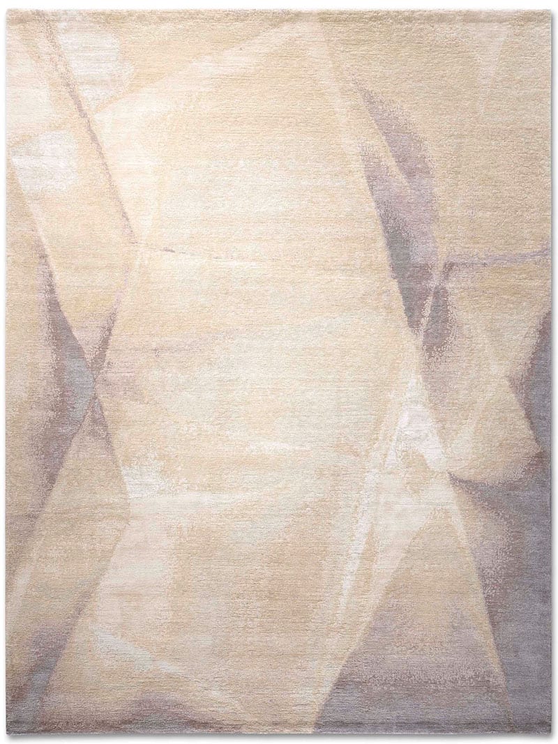 Yellow Mauve handgeknoopt tapijt