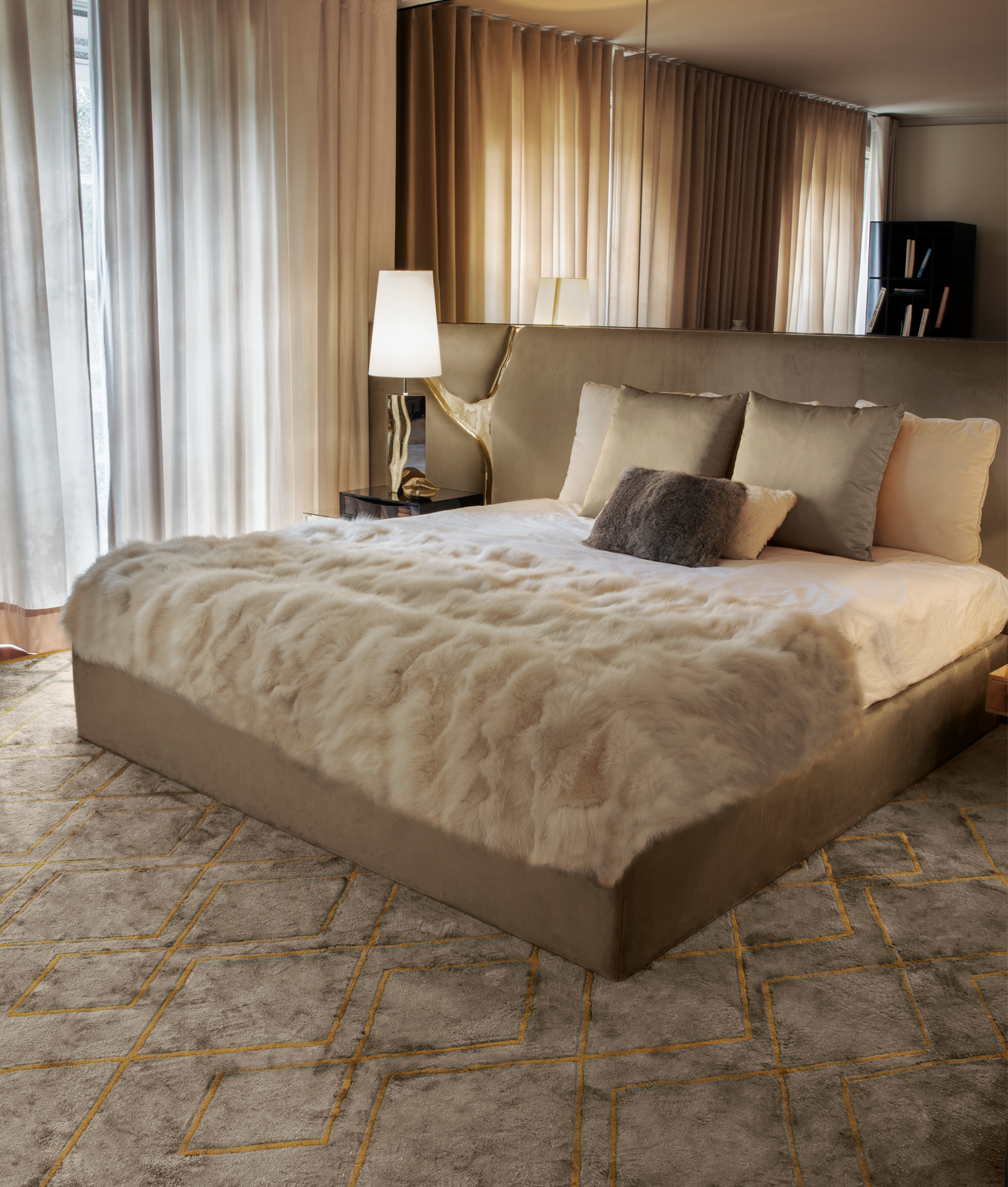 Fissure wit hoofdbord