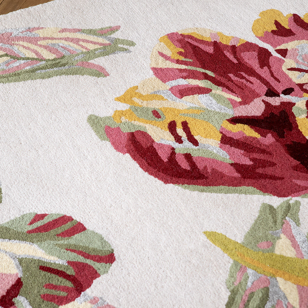 Gosford-cranberry tapijt | Maat: 140 × 200 cm