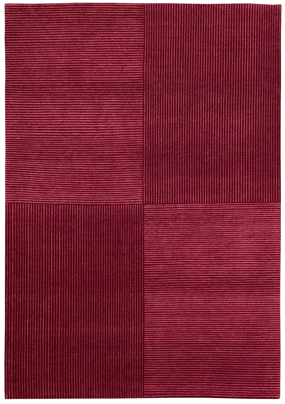 Vario 1 donkerrood tapijt | Maat: 250 × 300 cm