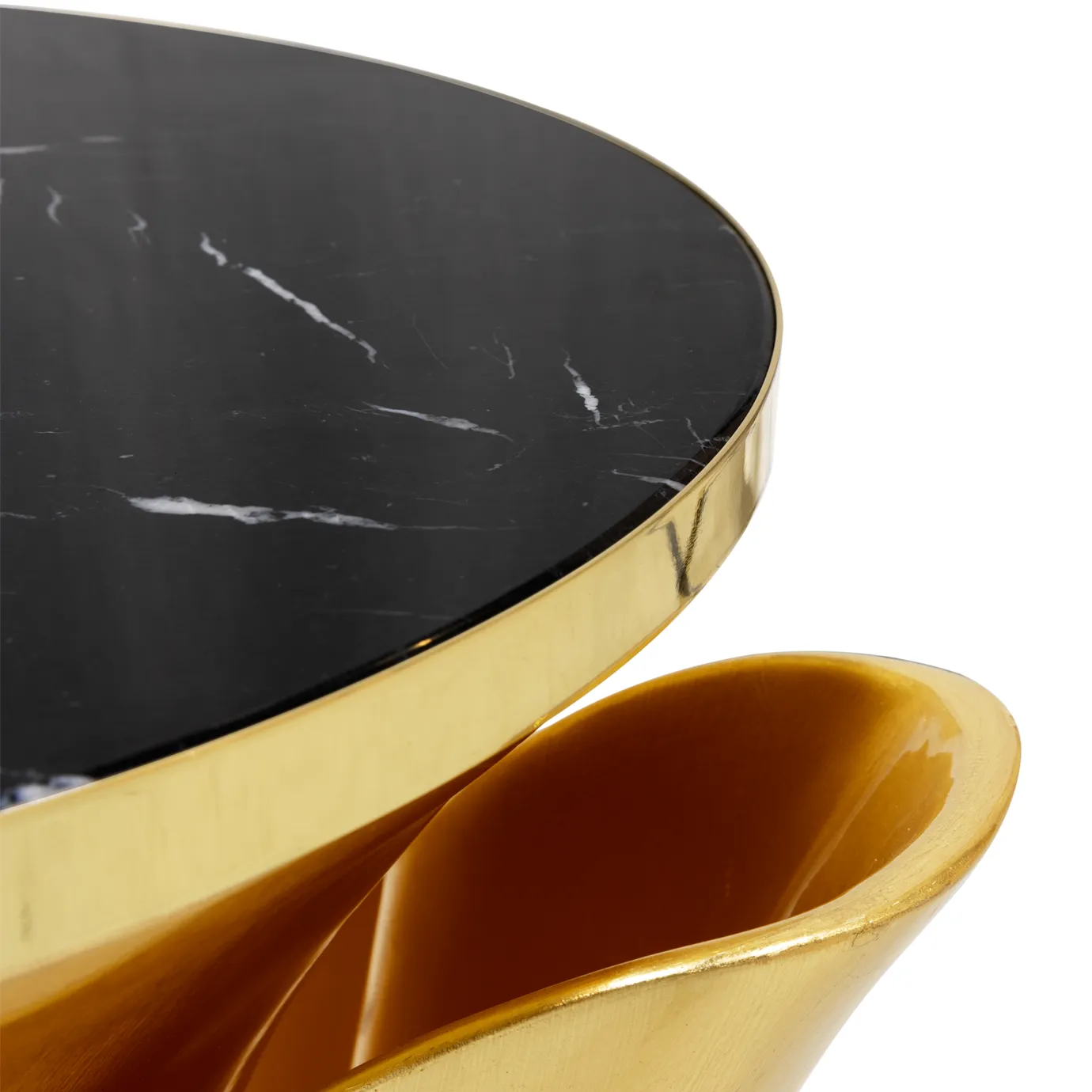 Solstice goudblad bijzettafel