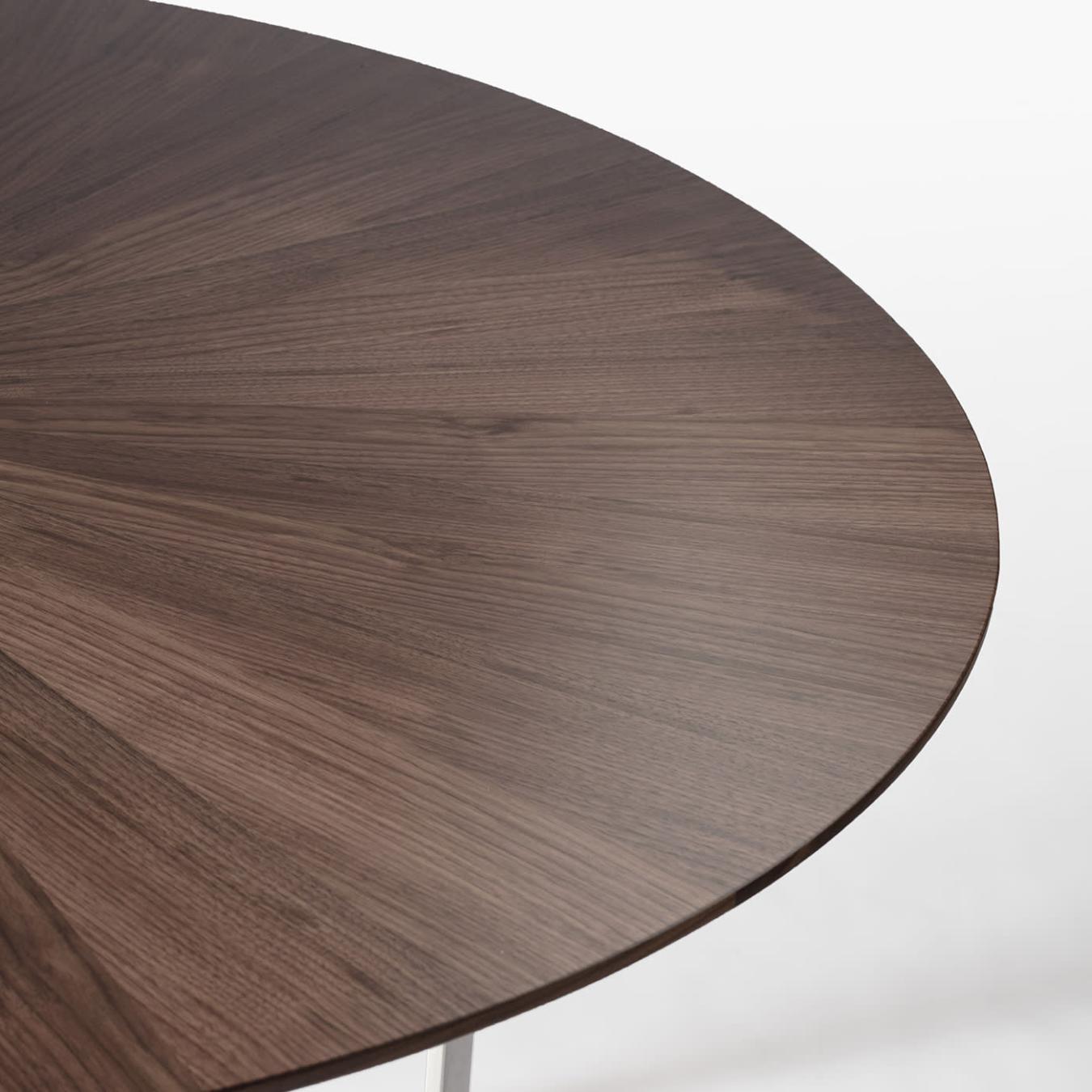 Canaletto walnoot ronde eettafel