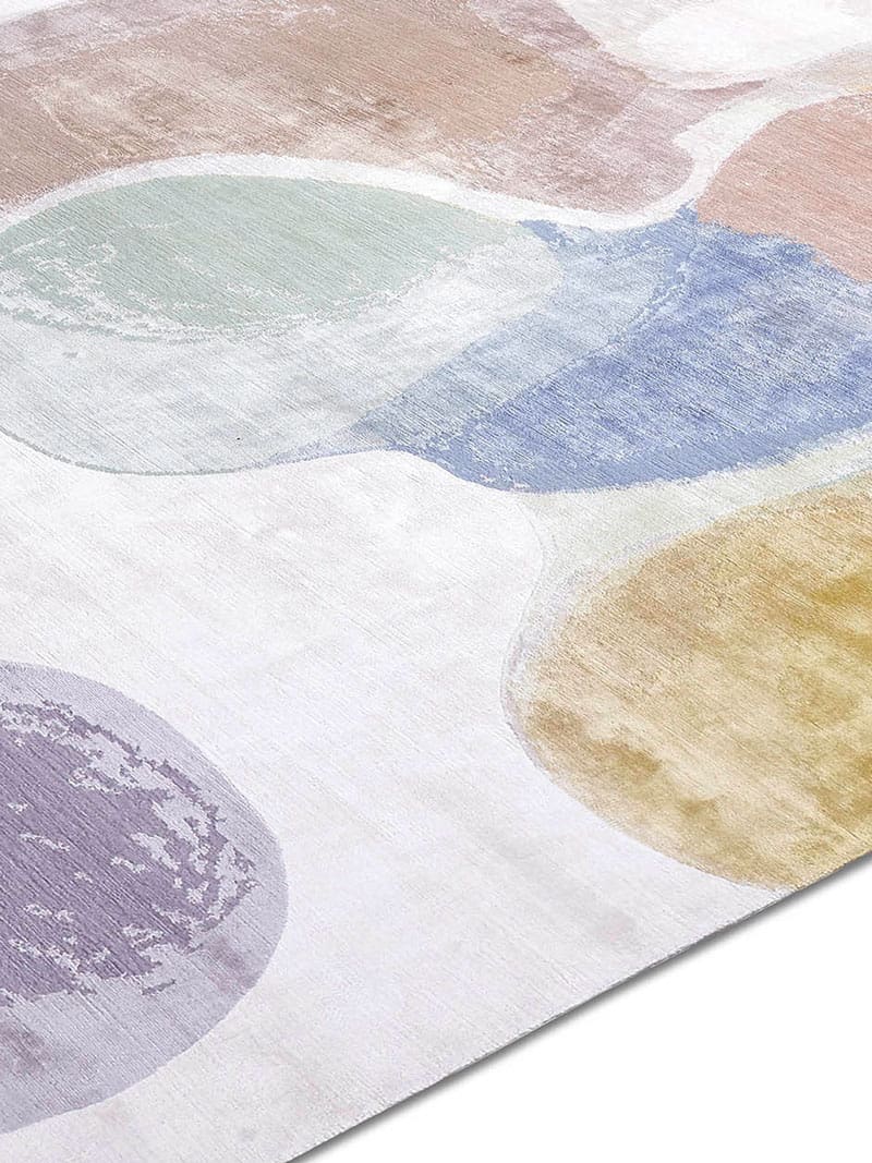 Powder handgemaakte luxe vloerkleed