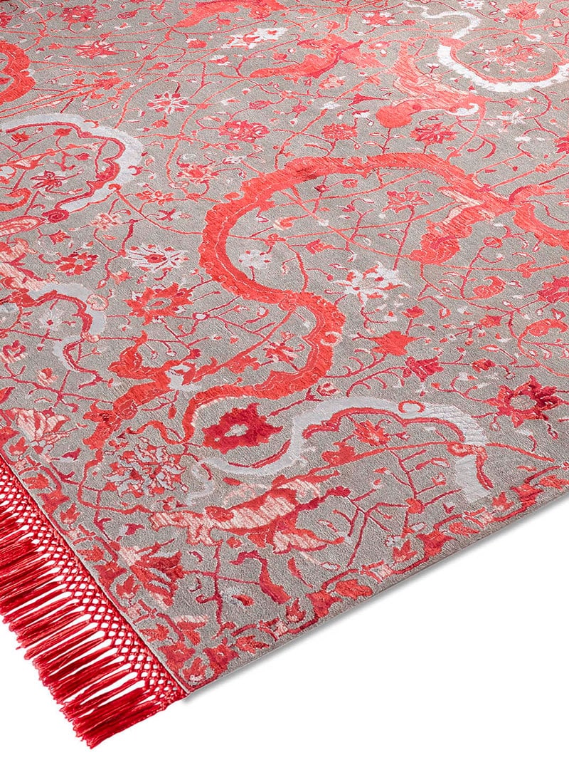 Tabriz Red luxe tapijt | Maat: 274 × 365 cm