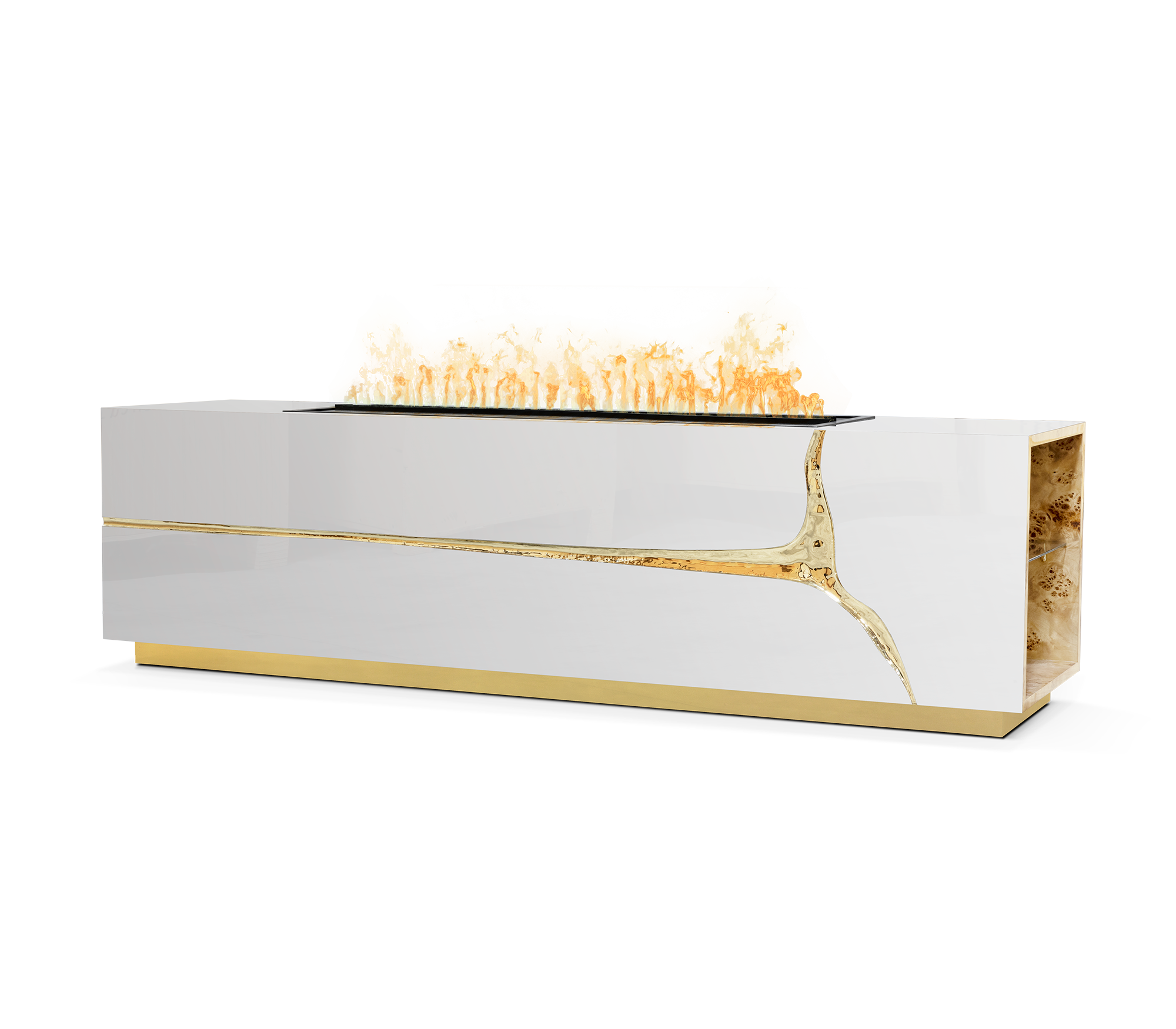 Fissure open haard