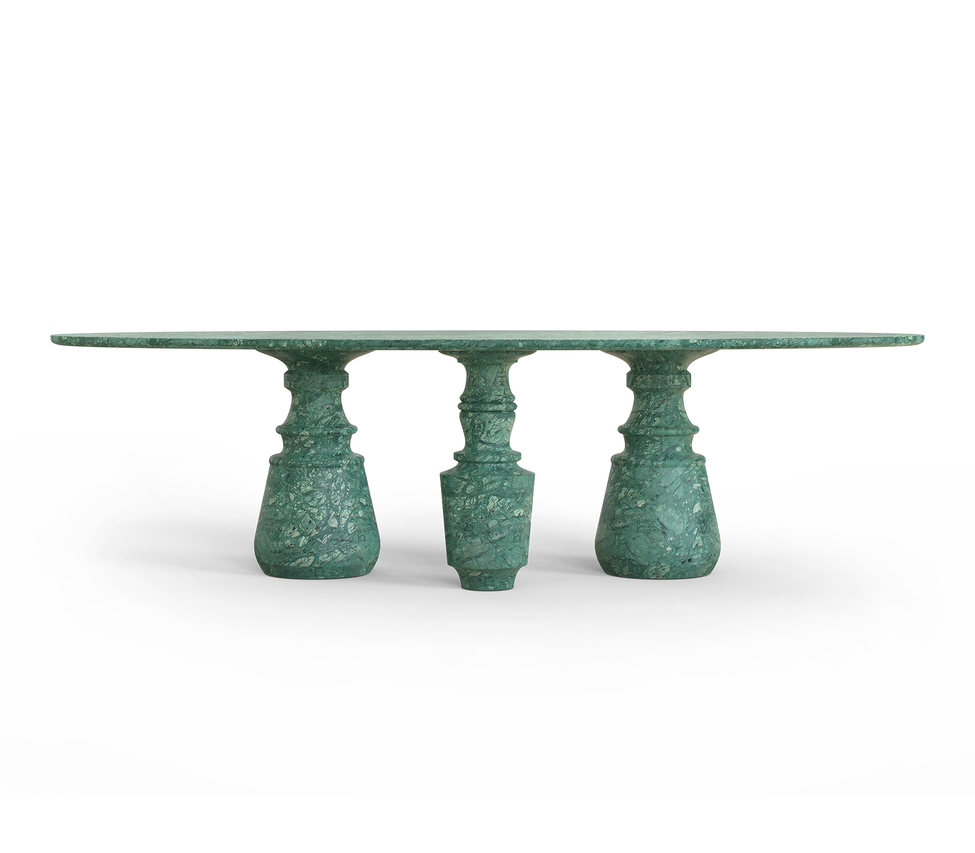 Obsidian ovale XL Guatemala eettafel