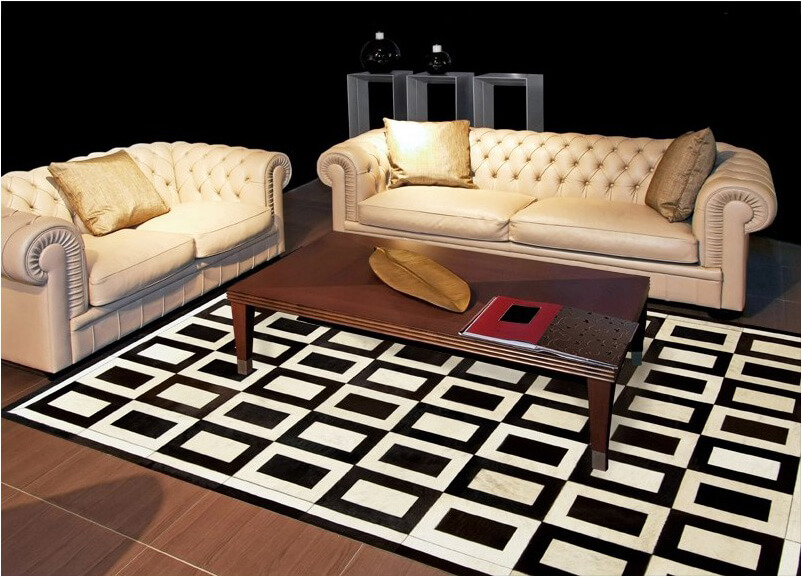 Livadia koeienhuid tapijt | Maat: 200 × 290 cm