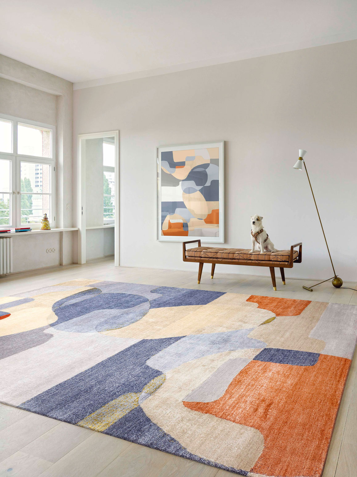 Original luxe handgeknoopt vloerkleed