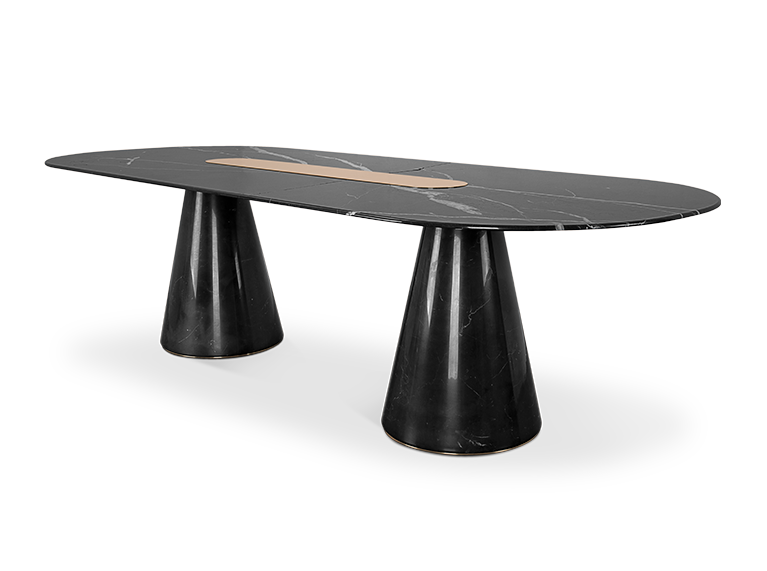 Forge ovale eettafel