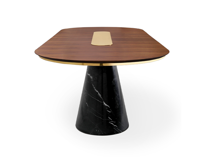 Forge ovale eettafel
